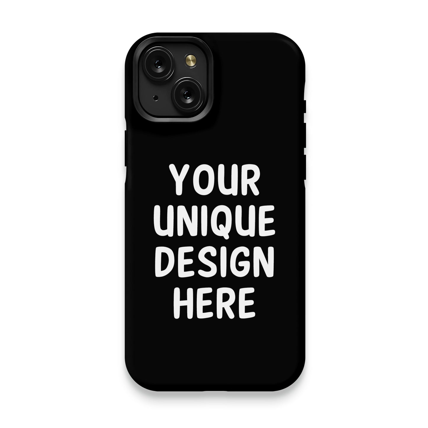 Customizable Black Phone Case with Your Design product