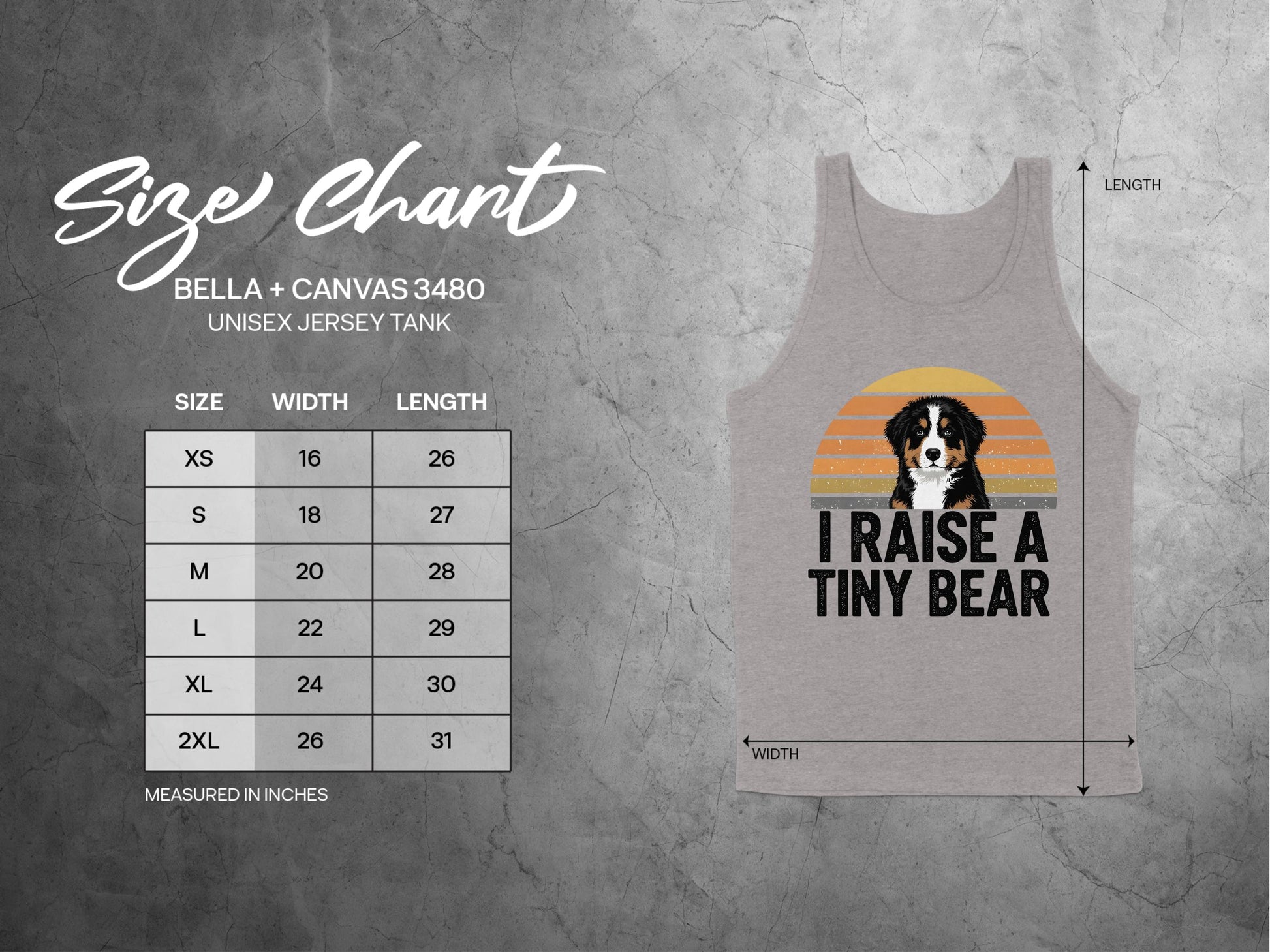 I Raise A Tiny Bear Unisex Jersey Tank product type