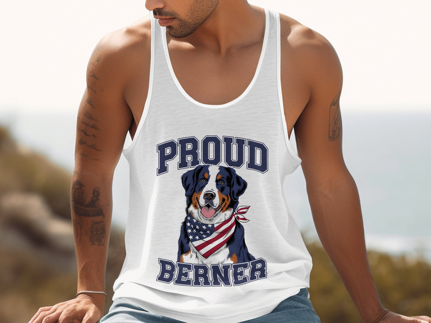 Proud Berner Graphic Print Tank Top product