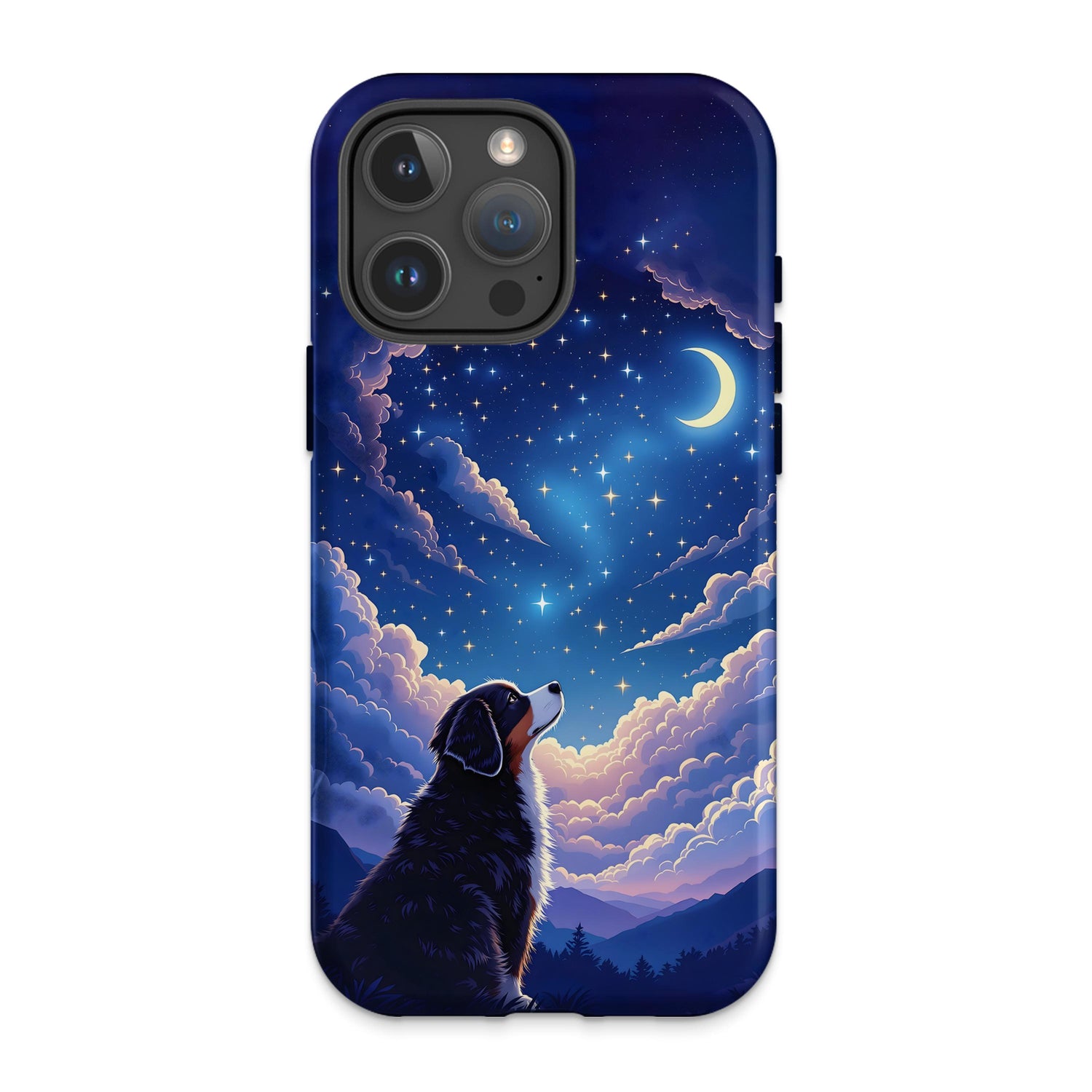 Celestial Night Sky Dog Phone Case Stunning product