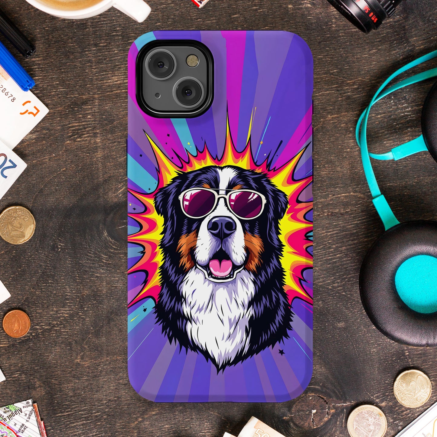 Funky Dog Sunglasses Design Smartphone Case product