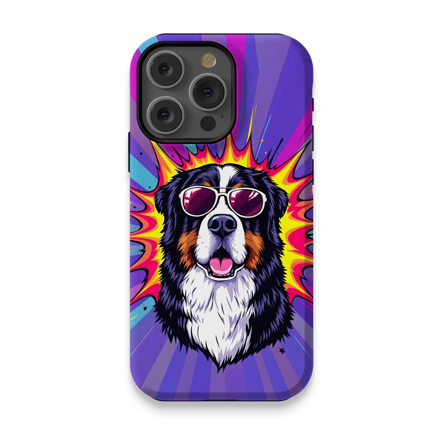 Cool Dog Wearing Sunglasses Illustration Phone Case product type