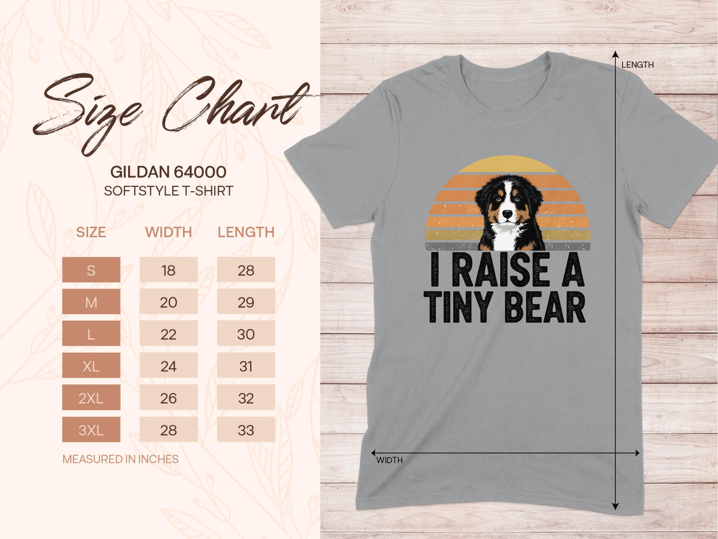 I Raise A Tiny Bear Graphic T-Shirt product type
