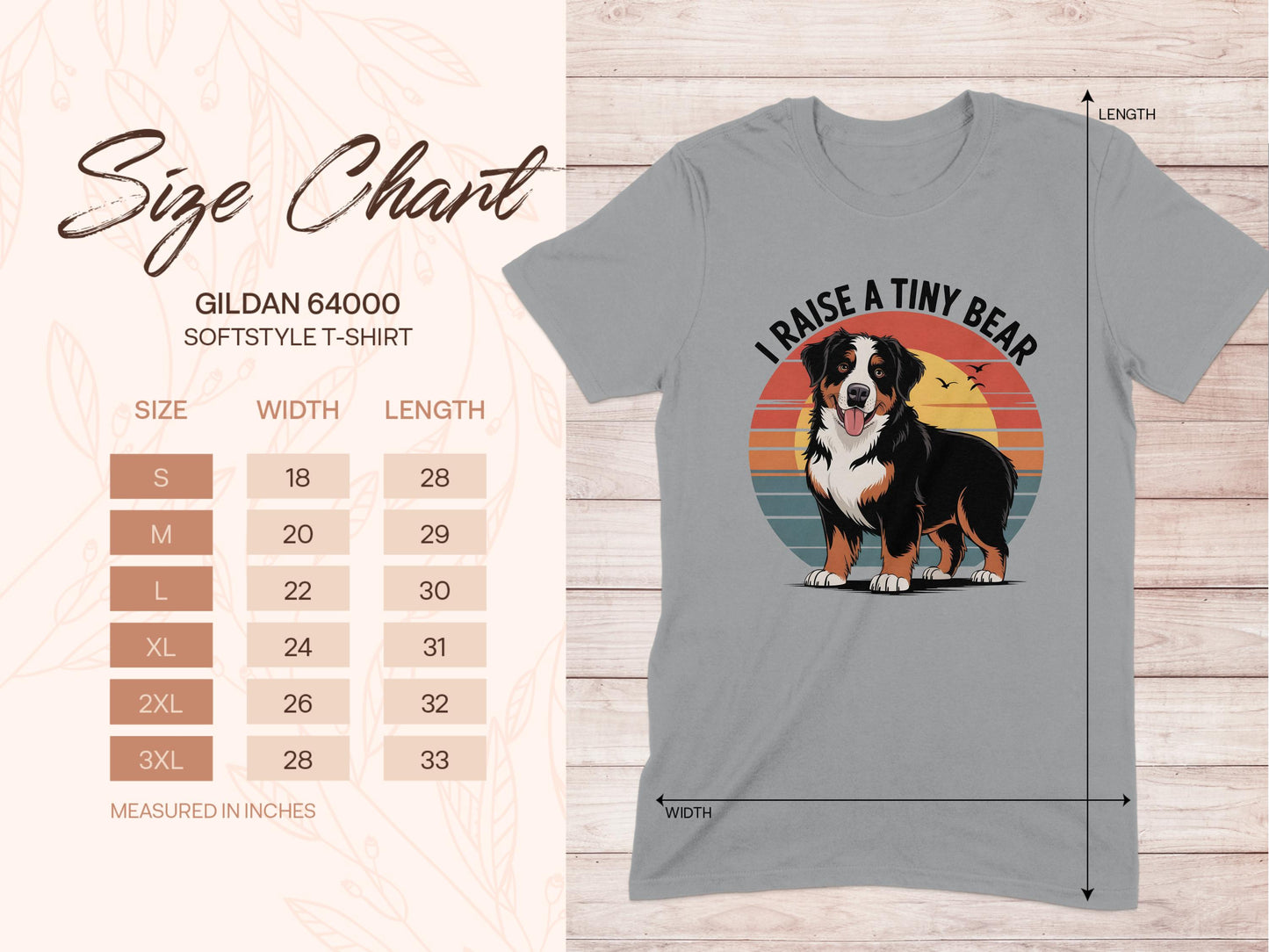 I Raise A Tiny Bear Dog Lover Graphic T-Shirt product type