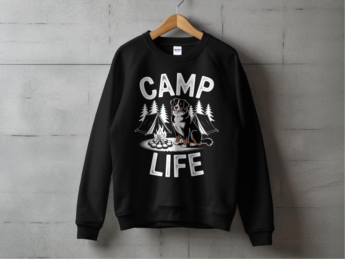 Camp Life Graphic Sweatshirt Outdoor Adventure product