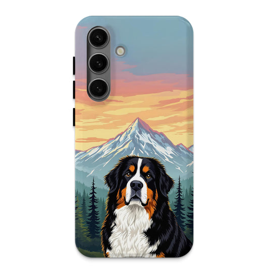 Mountain Scenic Dog Print Samsung Galaxy Case product