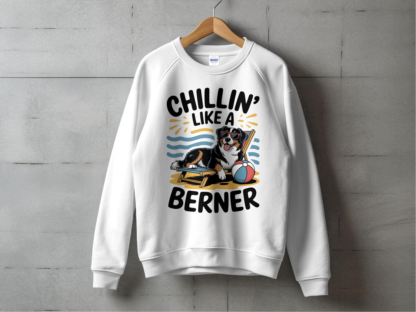 Chillin Like a Berner Graphic Sweatshirt product