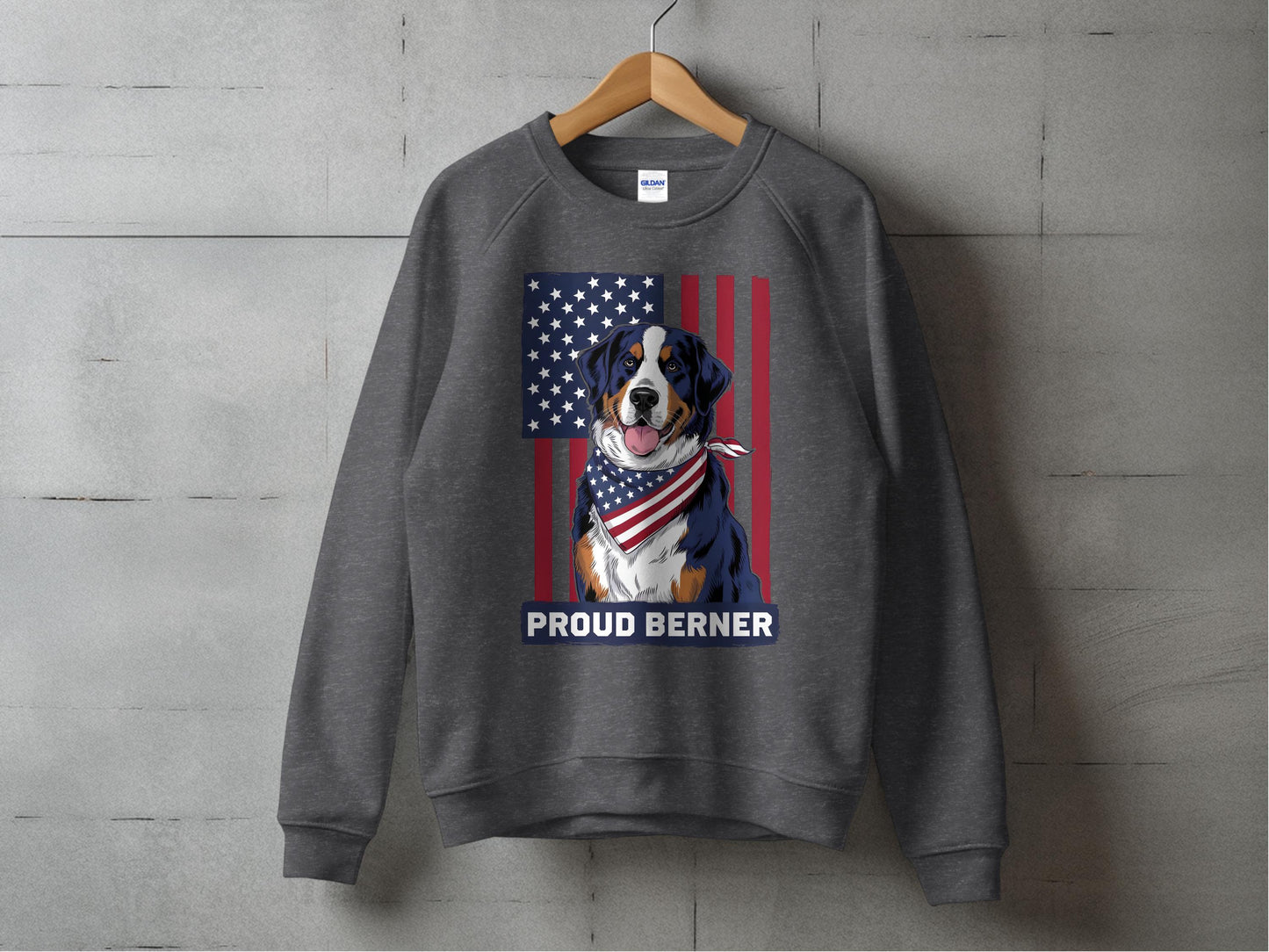 Proud Berner American Flag Sweatshirt product