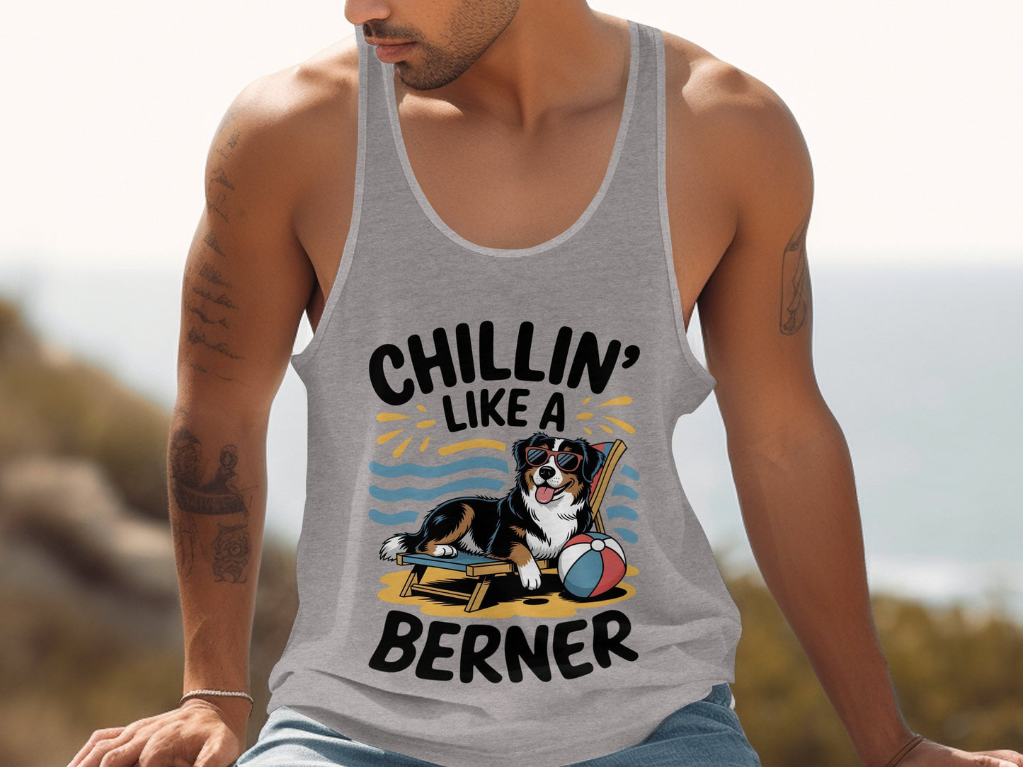 Chillin' Like A Berner Tank Top product type
