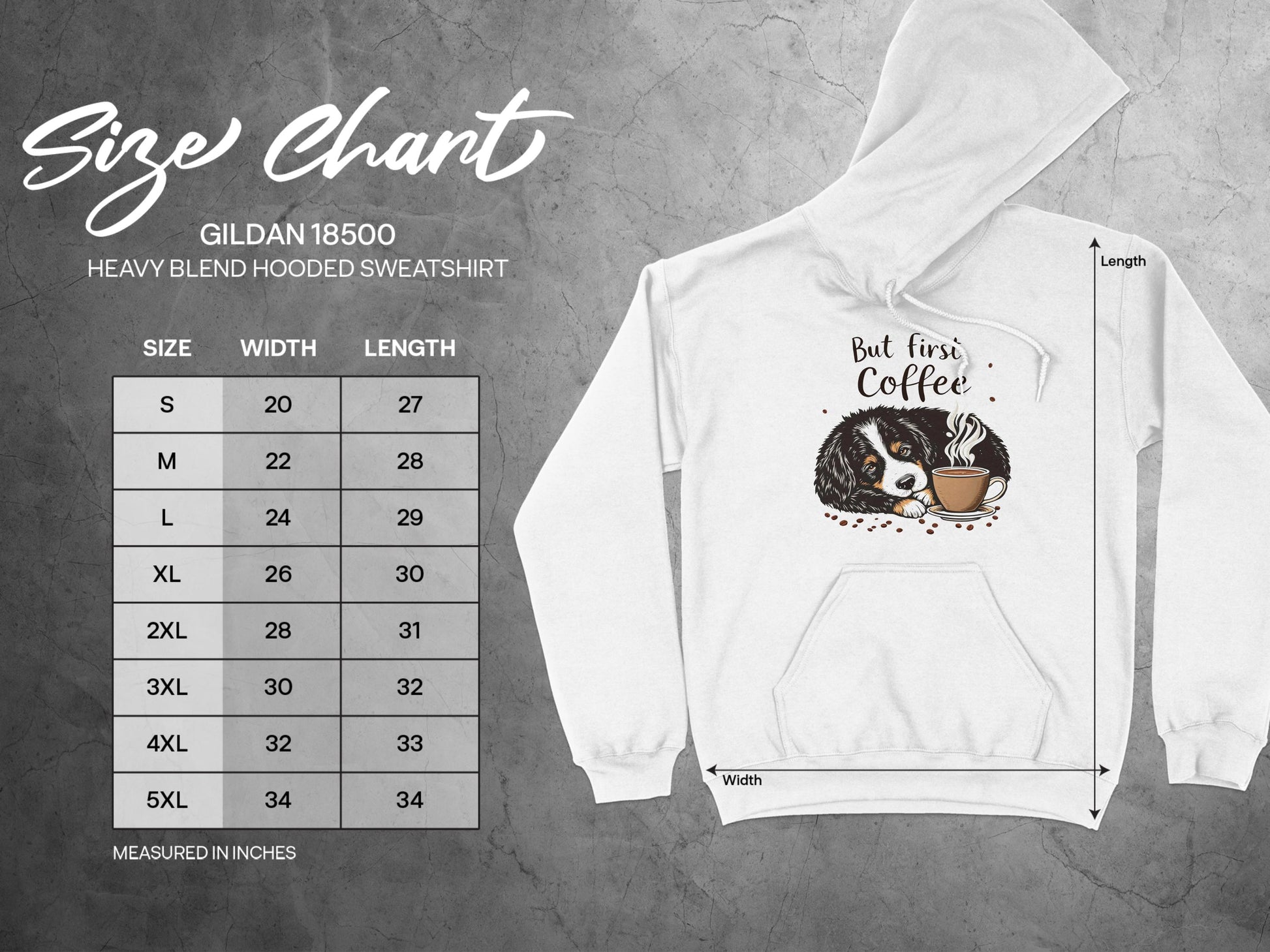 But First Coffee Heavy Blend Hooded Sweatshirt product