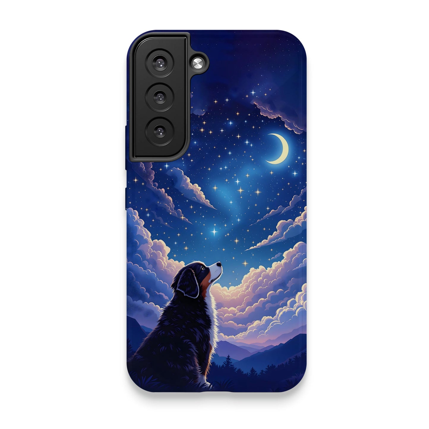 Night Sky Dog Artwork for Galaxy Case product type