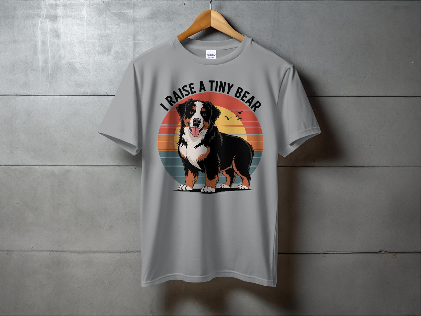 I Raise A Tiny Bear Graphic Tee Shirt product type