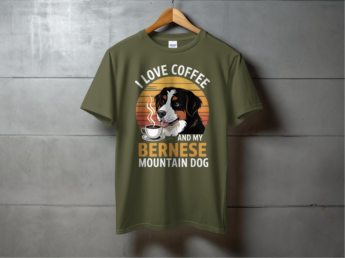 I Love Coffee and My Bernese Mountain Dog product type