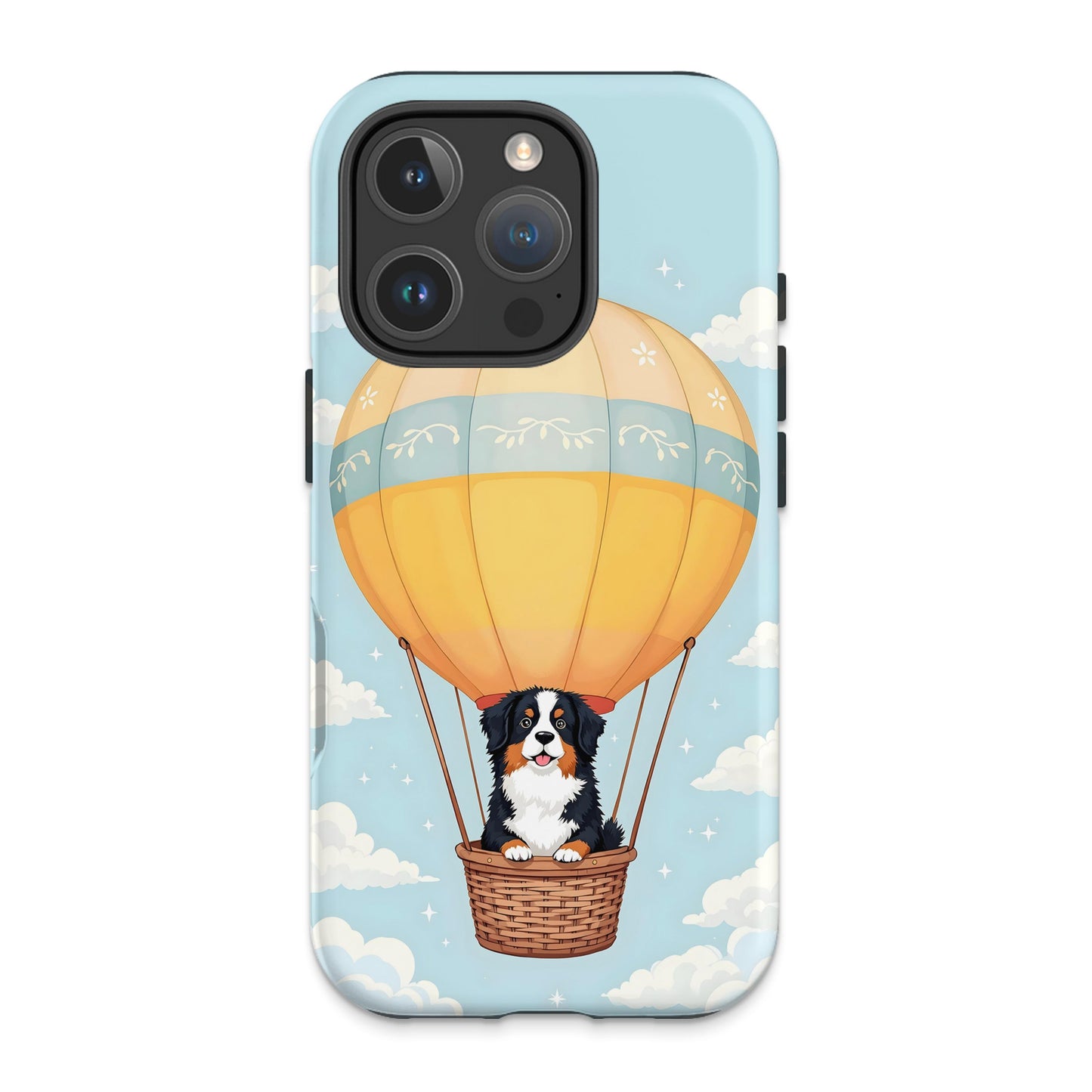 Cute Dog in Hot Air Balloon Design Phone Case product